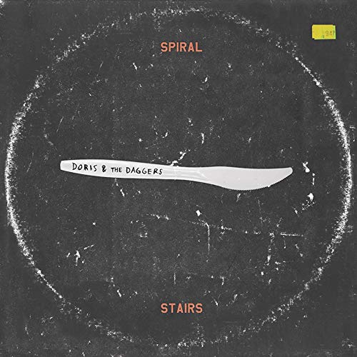 Dark album cover with a knife graphic and band name "Doris & the Daggers".
