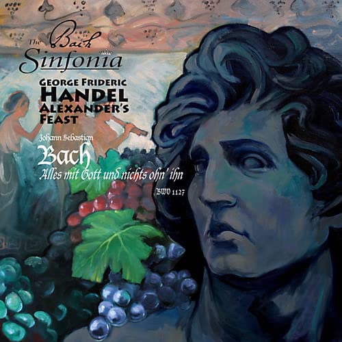 CD cover: portrait bust, grapes, and figures in a painted style.