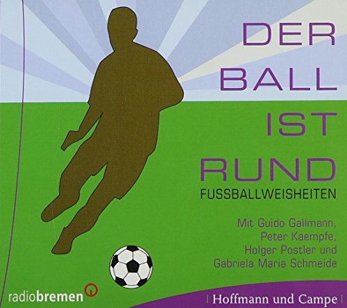 CD cover with a silhouetted soccer player and a soccer ball.