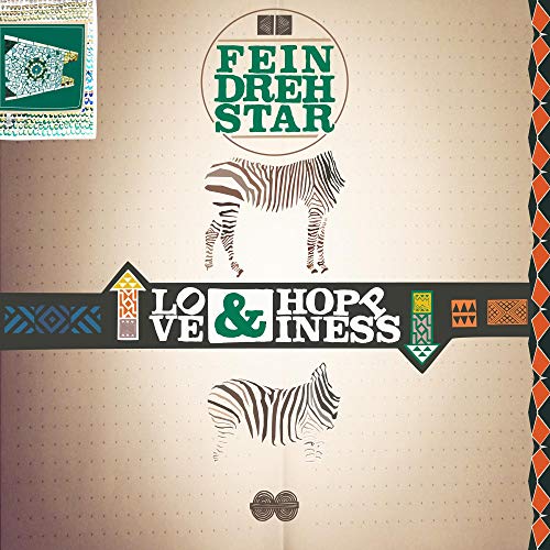 CD cover with band name, zebras, and geometric patterned borders.