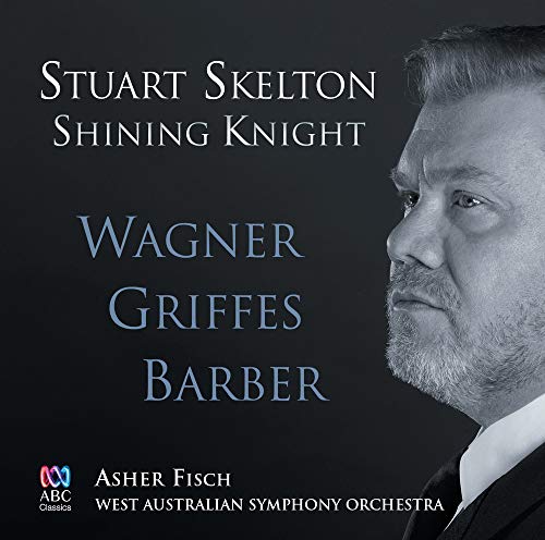 CD cover for Stuart Skelton’s “Shining Knight” featuring his portrait.
