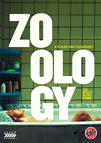 Zoology" DVD cover with large white text and a bathtub scene.