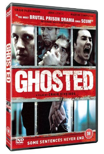 Ghosted" DVD cover featuring four distressed men and prison bars.