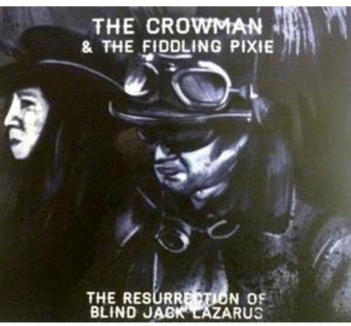 CD cover featuring two figures in hats and goggles, dark tones.