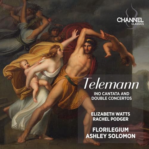 CD cover depicting classical figures with “Telemann” and artist names.