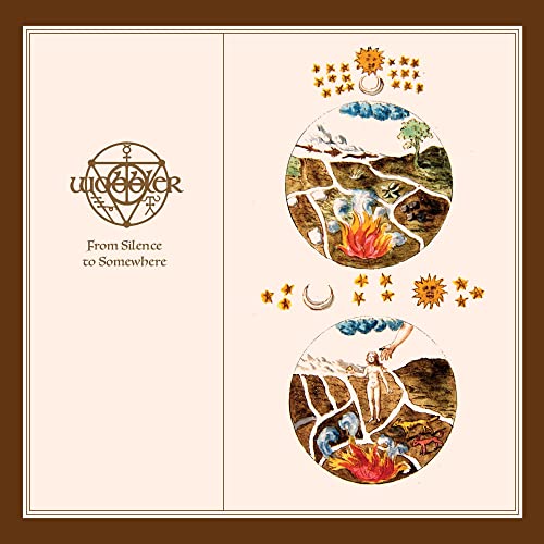 CD cover: “Wobbler - From Silence To Somewhere” with landscape and star imagery.