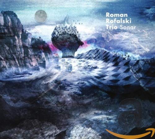 CD cover: abstract landscape with a floating rock formation and text.