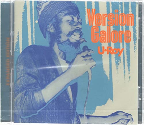 U-Roy album cover: singer with microphone against a blue, striped background.
