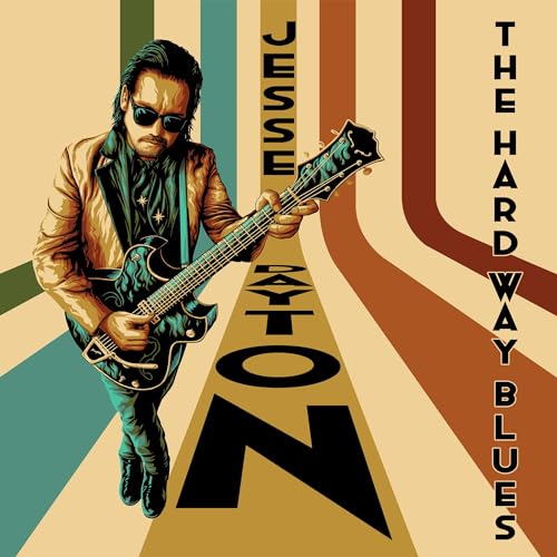 Jesse Dayton album cover featuring a guitarist with a retro design.