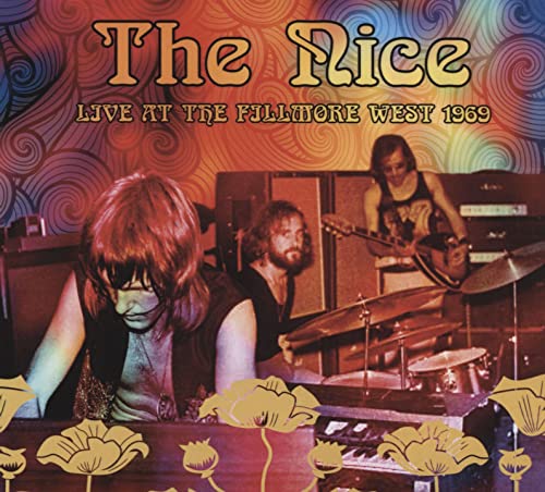 CD cover for "The Nice - Live At The Fillmore West 1969" featuring musicians.