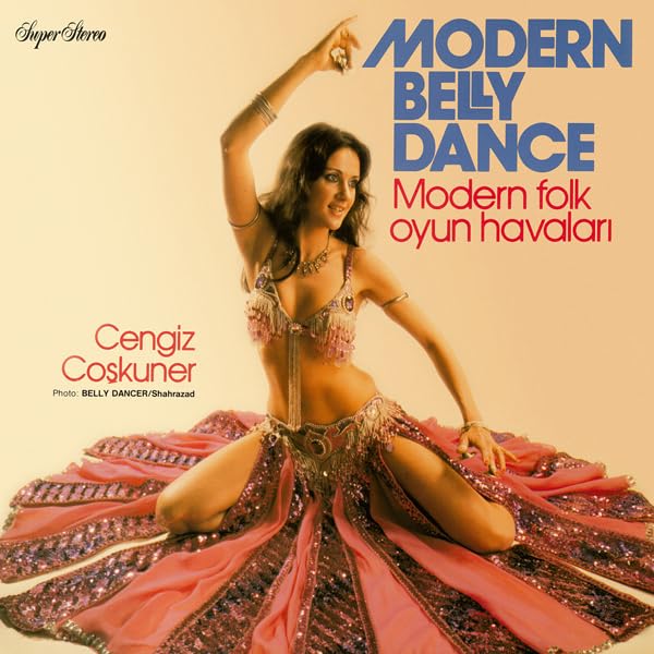 Vinyl record cover featuring a belly dancer in a shimmering costume.