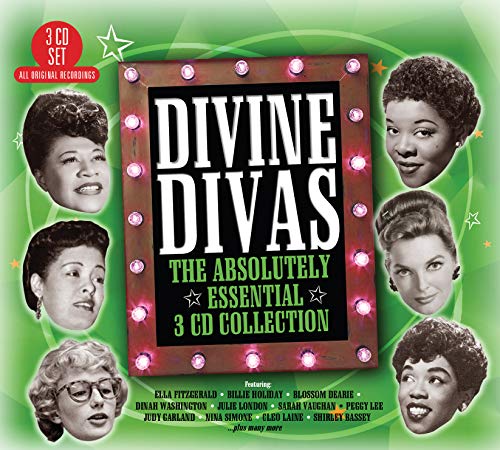 3CD set "Divine Divas" featuring portraits of iconic female singers.