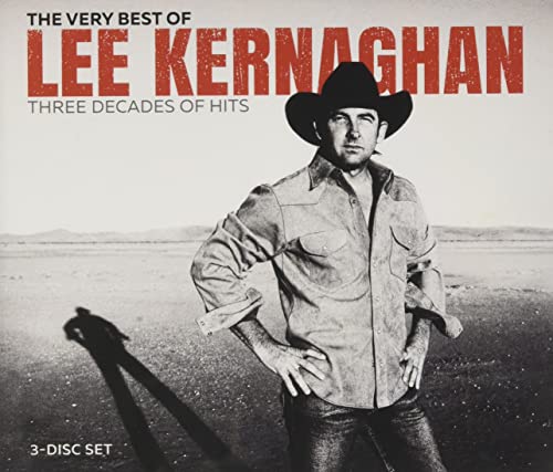 Lee Kernaghan album cover: cowboy hat, denim shirt, desert landscape.