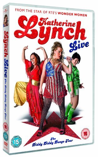 Katherine Lynch Live DVD cover featuring three women in colorful stage outfits.