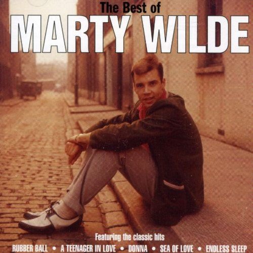 CD cover for Marty Wilde’s “The Best Of” featuring a portrait of the singer.