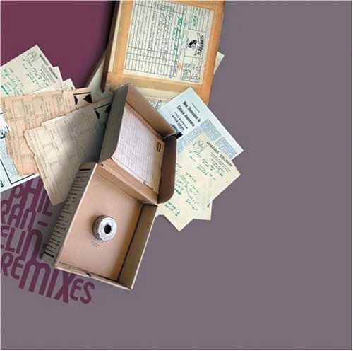 CD cover with scattered vintage documents and a cardboard box.