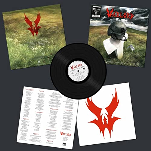 Warlord vinyl record with album artwork of a field and red bird symbol.