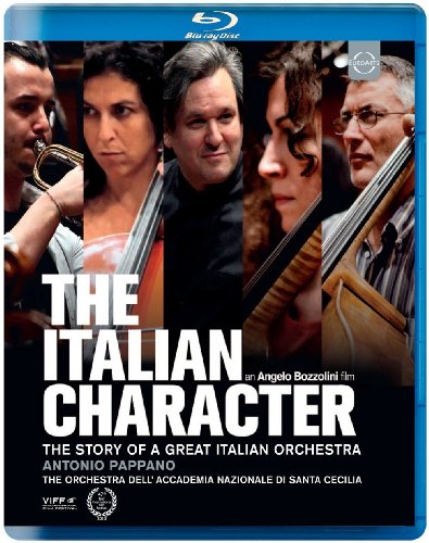 Bozzolini: The Italian" Blu-ray cover featuring musicians with string instruments.