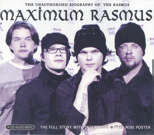 Black and white photo of four young men, the Finnish band The Rasmus.
