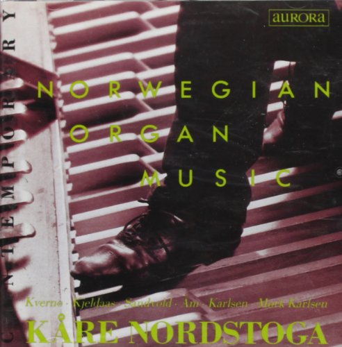 CD cover: feet on organ keys, text "Norwegian Organ Music" and "Kare Nordstoga".