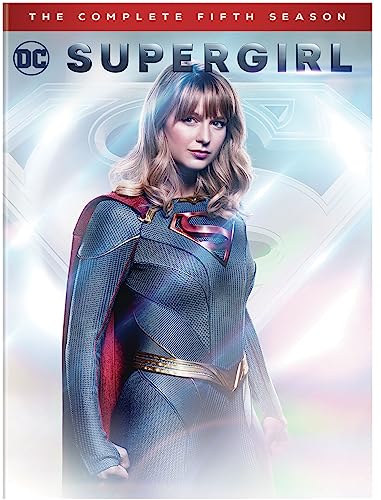 Supergirl in costume, DVD cover for the fifth season.