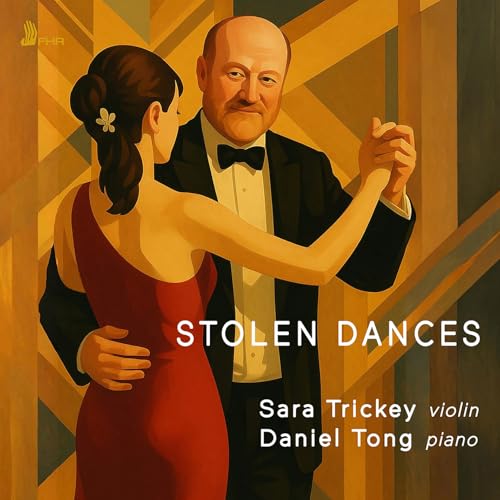 CD cover: couple dancing, illustrated in a geometric, art deco style.