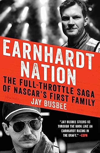 Book cover featuring Dale Earnhardt Jr. and his father, Dale Earnhardt.