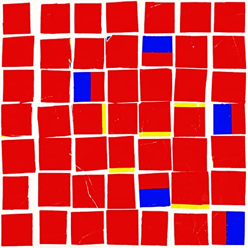 Red and blue grid pattern album cover for "DOOMSHAKALAKA" CD.