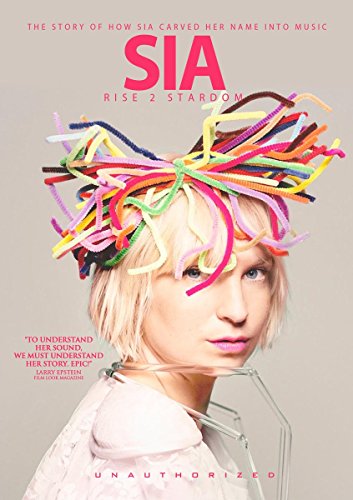 DVD cover featuring Sia with colorful pipe cleaners obscuring her face.