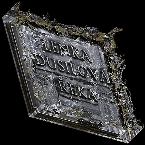 Vinyl record cover with fragmented, icy design and text “Reka Dusilova”.