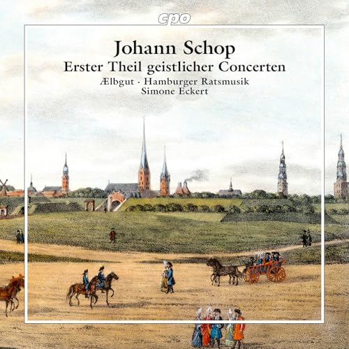 CD cover: historical city landscape with figures and horse-drawn carriages.