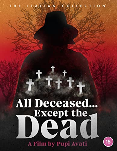 Blu-ray cover for “All Deceased Except The Dead” featuring a silhouetted figure.