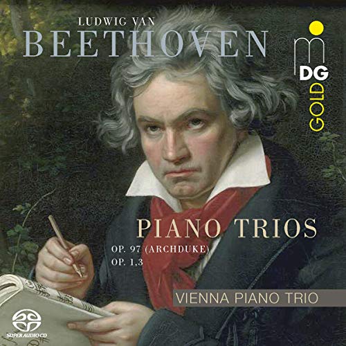 CD cover featuring a portrait of Beethoven and text details.
