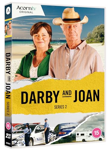 DVD cover featuring a man and woman on a beach with police cars below.