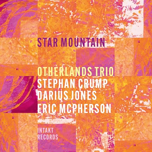 CD cover for āStar Mountainā by Otherlands Trio, abstract orange design.