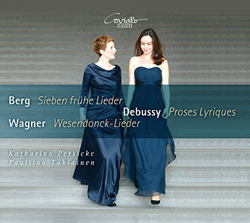 CD cover featuring two formally dressed women and composers’ names.