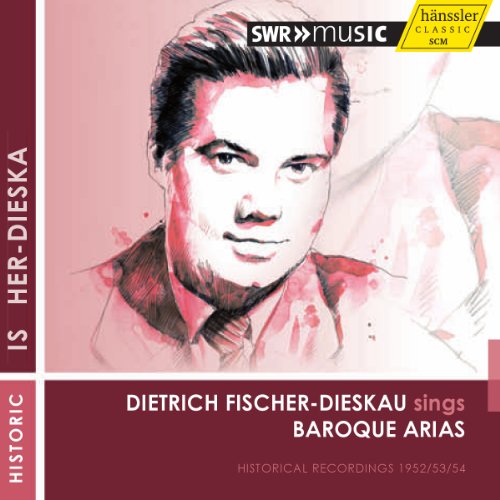 CD cover featuring a portrait of Dietrich Fischer-Dieskau, a classical singer.