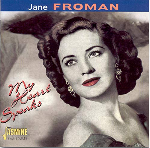 CD cover featuring a black and white portrait of Jane Froman.