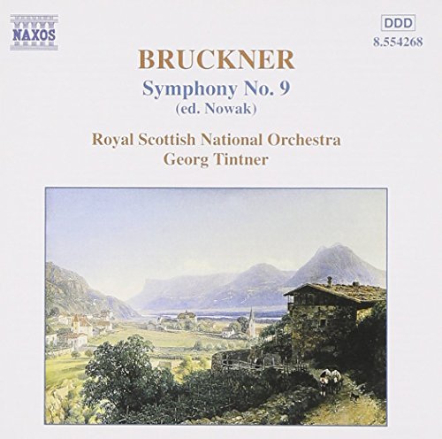 CD cover for Bruckner’s Symphony No. 9 with a landscape painting.