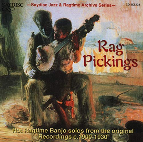 CD cover: painting of two men with a banjo, titled "Rag Pickings".