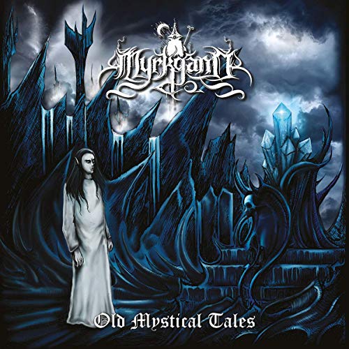 CD cover: dark fantasy landscape with a figure and castle.