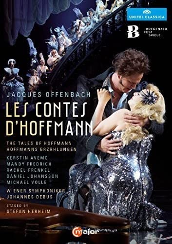 DVD cover for Offenbach’s “Tales of Hoffmann” opera, featuring performers.