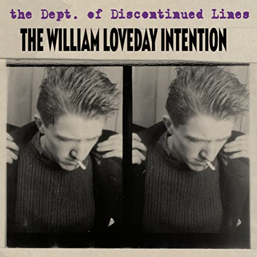 Black and white album cover featuring a man smoking a cigarette.