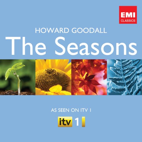 CD cover for "The Seasons" by Howard Goodall, featuring seasonal imagery.