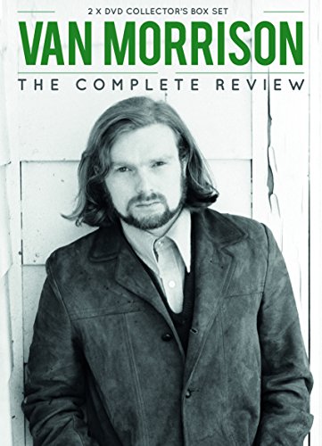 Van Morrison portrait on DVD cover, with weathered wood background.