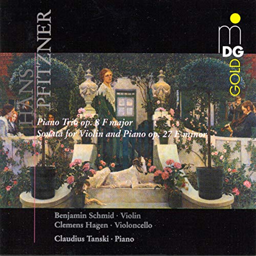 CD cover for Hans Pfitzner’s Piano Trio and Violin Sonata.