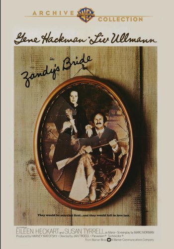 Zandy's Bride" DVD cover featuring a man and woman in an oval frame.