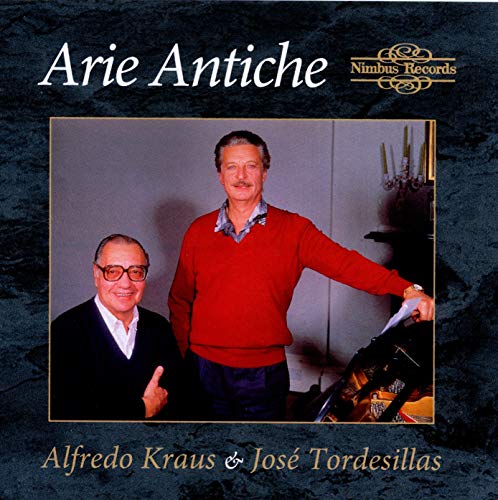 CD cover featuring Alfredo Kraus and José Tordesillas in portrait.