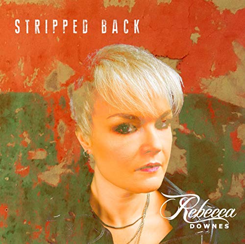CD cover featuring portrait of Rebecca Downes against a textured, rusty background.