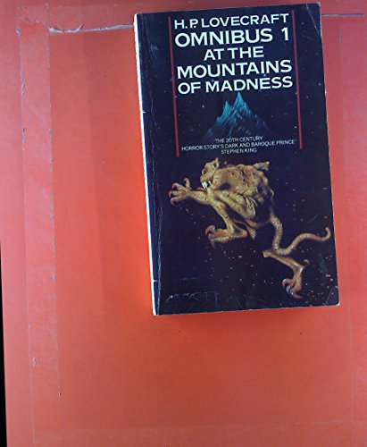 Dark book cover featuring a monstrous creature and title “At the Mountains of Madness.”